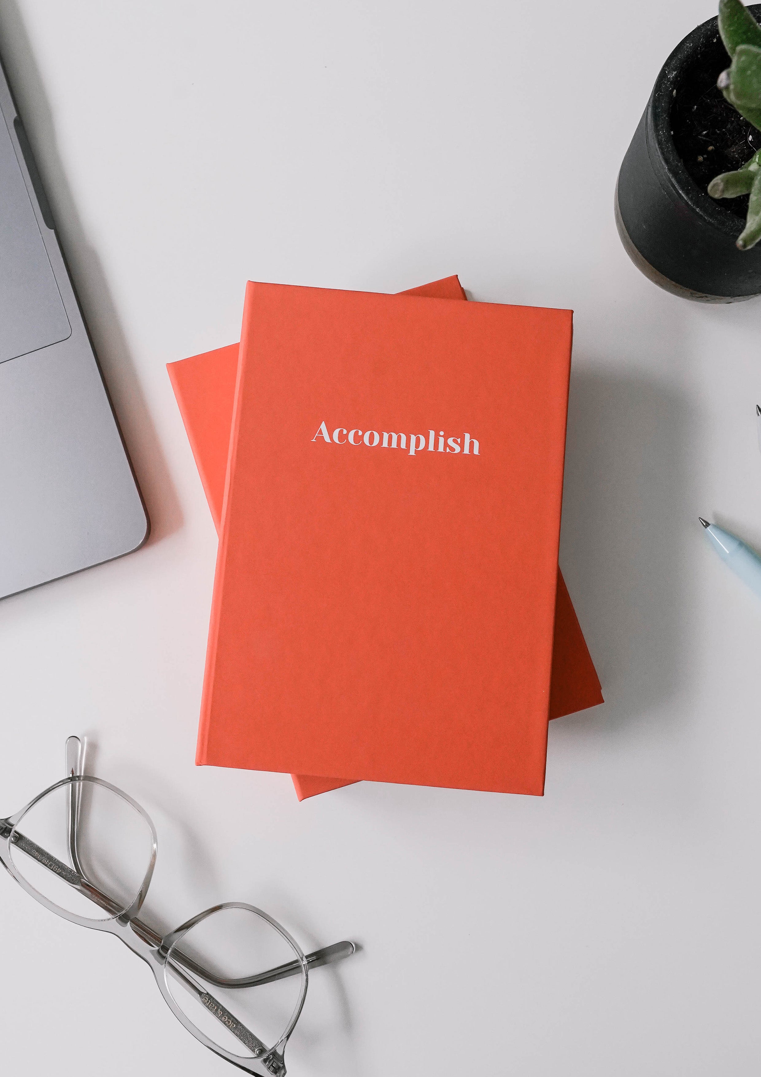 Recycled Accomplish Notebook