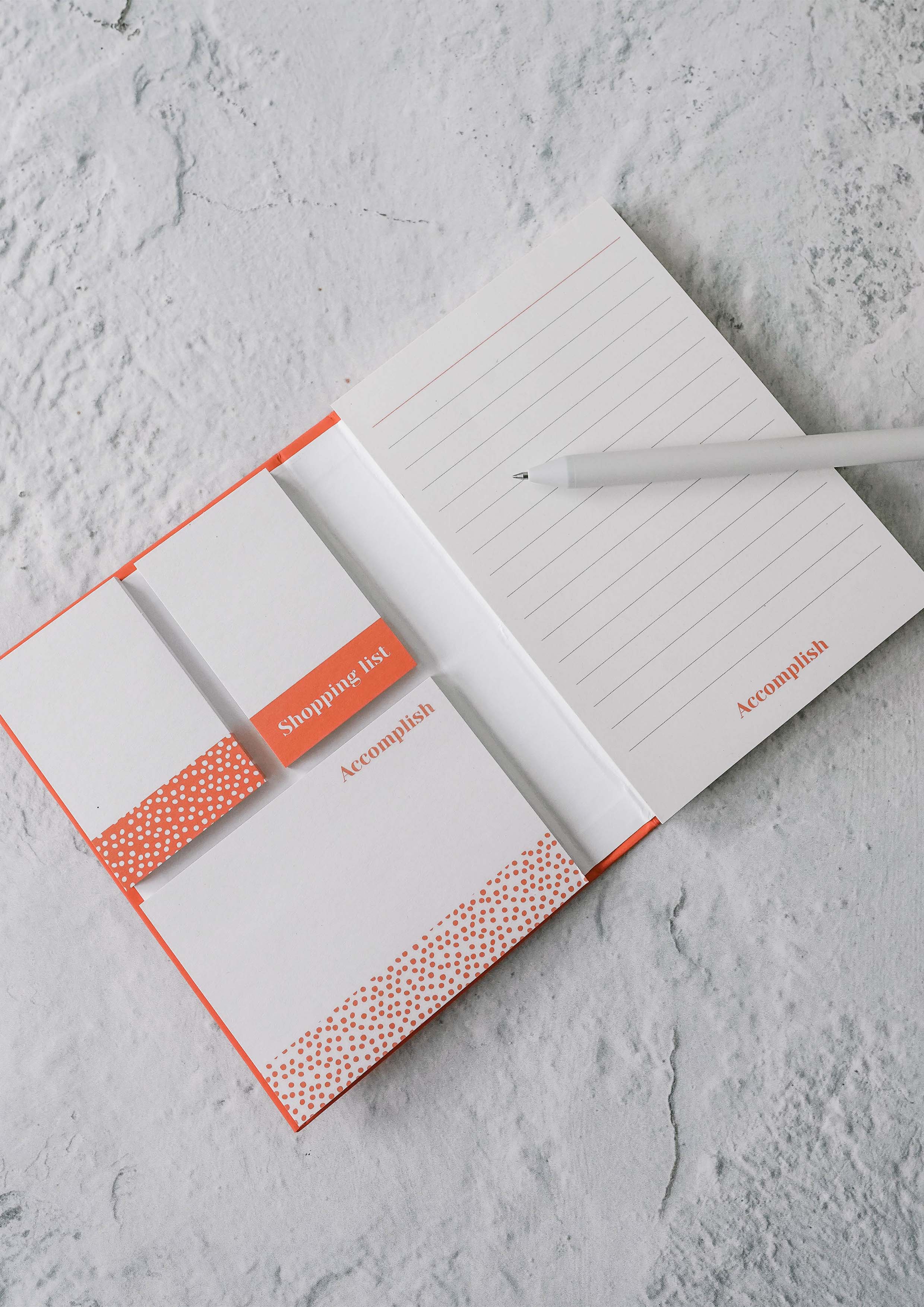 Recycled Accomplish Notebook